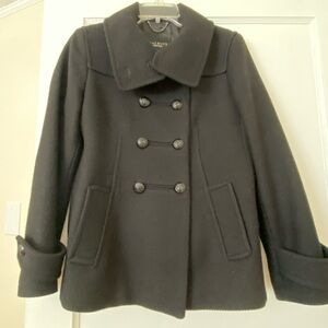 Black pea coat